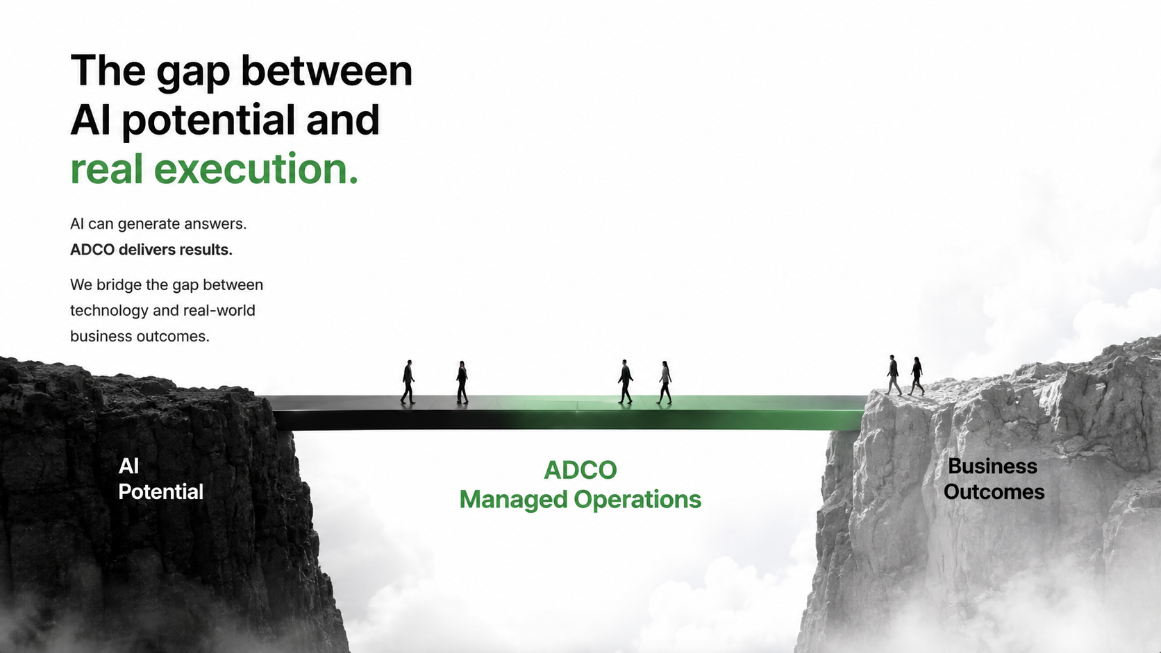 The gap between AI potential and real execution.