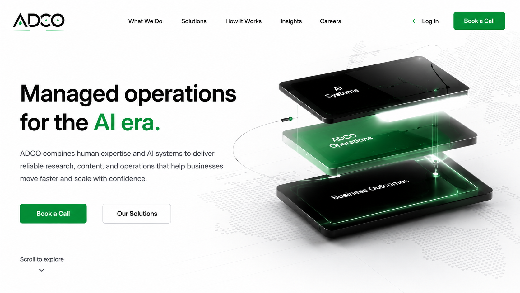 ADCO managed operations for the AI era.